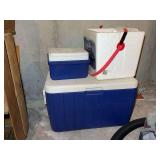 Three Assorted Coolers including Coleman