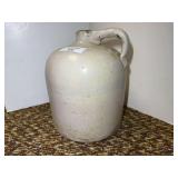 Large Stoneware Crock Jug with Handle