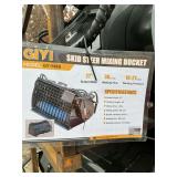 Skid steer mixing bucket  Lots 1028 through 1030 are identical