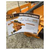 Skid steer pile hammer