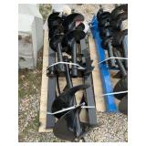 Skid Steer Auger Attachment - 3 bits