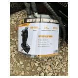 Mini skid steer stump grinder