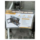 Skid steer stump grab bucket