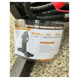 Skid steer stump grinder without side sway