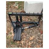 Skid steer tree puller