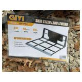 Mini skid steer land leveler