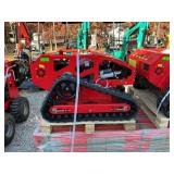 Gas powered remote control lawnmower