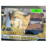 Remote control excavator those three