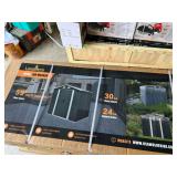 LDH-MS0808 8 x 8 galvanized Apex roof metal shed