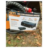 Skid steer box broom sweeper