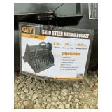 Mini skid steer mixing bucket