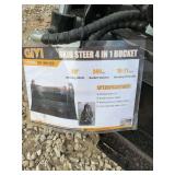 Mini skid steer 4 in 1 Bucket