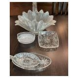 Lot of Clear Cut Glass