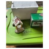 Assorted Christmas village pieces