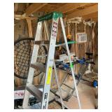6 foot aluminum Louisville step ladder