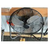 Black 20" Floor Fan