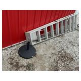 10 foot aluminum step ladder and umbrella base