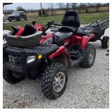 2009 Polaris Sportsman AWD 800 Touring- with wagon, ramps and cargo carrier