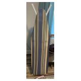 Ironing board and pink iron