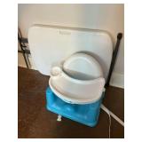 Safety first booster seat and small lifetime folding table