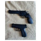 Two handgun style BB guns