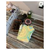 Craft books, craft supplies & Afghan