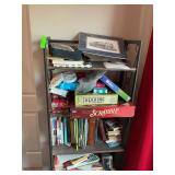 Shelf & Assorted Games & Books
