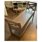 Wooden entry bench 48x18x20