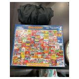 1000 piece puzzle, Clock & Puzzle Organizer