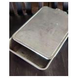 Cake pan, glass baker & measuring cups