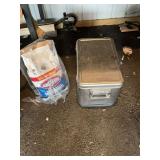 Cooler and Kingford charcoal