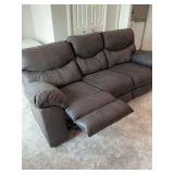 Microfiber Brown Reclining sofa