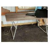 Vintage Folding table, no contents