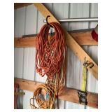 Miscellaneous tools on wall