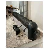 Futura space heater & clock radio