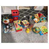 Lot of little kid toys