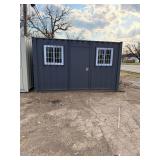 Modified Shipping Container with Door and Windows14ft