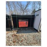 MAY Wrought Iron Site Fence, 30 Fence Panels, 31 Posts
