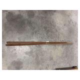 Pair of Wooden Bicentennial Commemorative Sticks