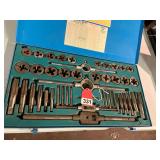 Set of Continental used tap and die set, a very unusual and large set