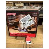 Craftsman fixed base router with 1/4 and 1/2 inch collets, new still in sealed box