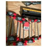 Same as lot 320 - KLEIN Journeyman Hex key wrenches set