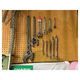6 piece set of adjustable wrenches 24 inch thru 6 inch, all name brand