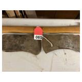 Vintage AX heads and 1 vintage ax with modern handle