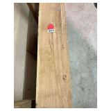 Native maple with all boards finishing out at 5 ft. 6 inches long, needs planed to 3/4 inch, several wide boards, moisture of 9%, approx. 120 board feet