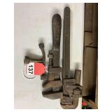 1 Trimont 18 inch pipe wrench from the 1940