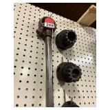 11R Ridgid threader with 3/8 thru 1-1/4 inch dies