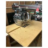 Compound Radial saw, 2-3/4 HP, 10 inch with stand