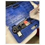 Pex crimping tool in case, used only 1 time