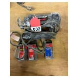 Rotozip Spiral saw with several pkgs. of new cutters